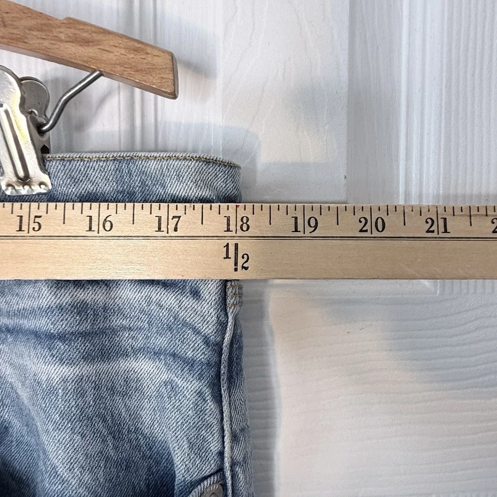 Purple Brand Jeans P001 Skinny‎ Fit Light Blue Wash Distressed 36X31